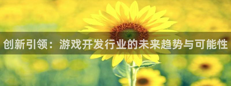 沐鸣2官方注册：创新引领：游戏开发行业的未来趋势与可能性