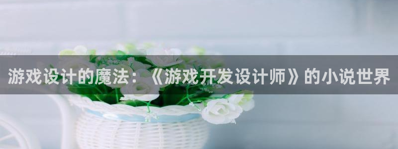 沐鸣2在线登录注册：游戏设计的魔法：《游戏开发设计师》的小说世界
